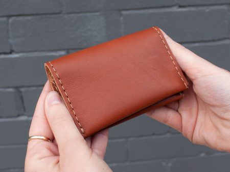 Corban & Blair Pocket Card Holder - Tan For Sale