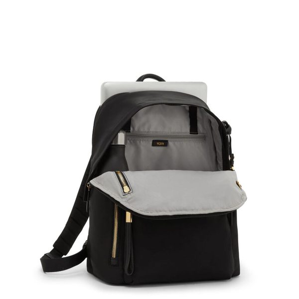 Tumi Voyageur Halsey Backpack- Black Gold Online