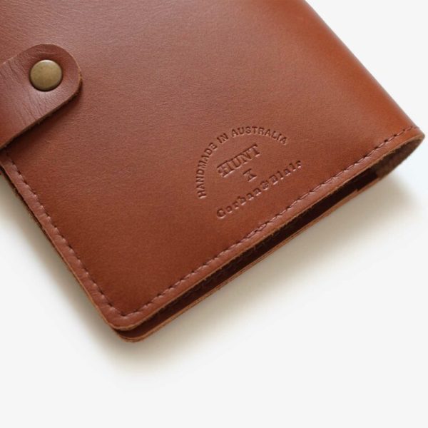 Hunt x Corban & Blair Passport Wallet - Tan For Discount