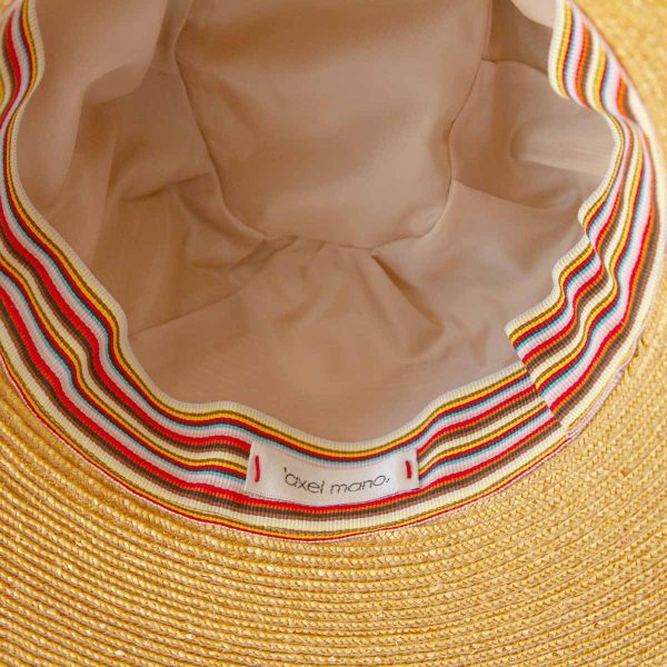 Axel Mano Glenmore Milanese Straw Hat Online Hot Sale