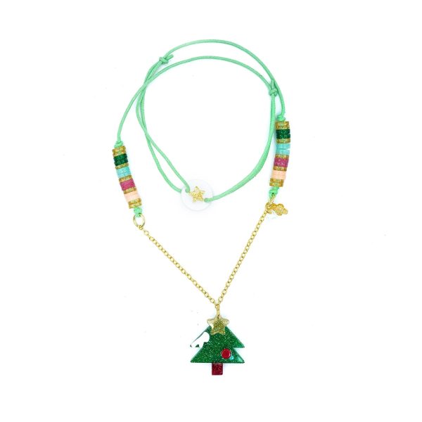 Lilies & Roses Christmas Tree Necklace in Multiple Colors Online Hot Sale