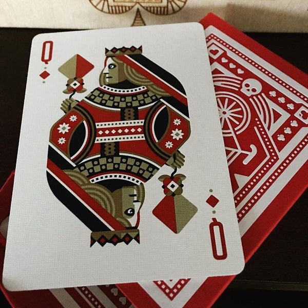 DKNG Red Wheel Playing Cards by Art of Play Online