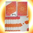 Bicycle Orange Bump Neon Cardistry Playing Cards For Sale