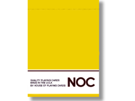 NOC Yellow USPCC Edition Deck Hot on Sale