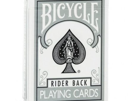 Bicycle Rider Back (SILVER) Deck Online Hot Sale