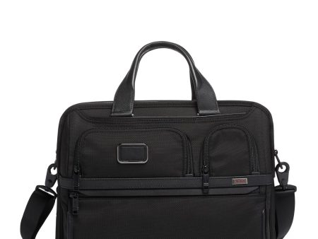 Tumi Alpha Expandable Organiser Laptop Brief - Black Cheap