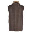 WW2 Pilot Shearling  Leather Vests Cheap