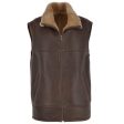 WW2 Pilot Shearling  Leather Vests Cheap