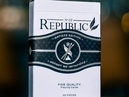 Republic Artist (Black) Playing Cards Sale