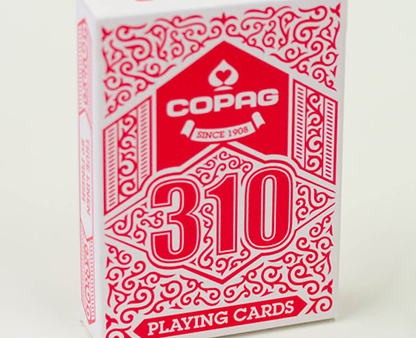 Copag 310 True Linen B9 Finish RED Deck For Sale