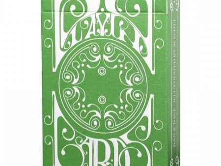 Smoke & Mirrors V8 | Standard Edition | Playing Cards - Green Online Hot Sale