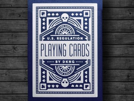 DKNG Blue Wheel Playing Cards by Art of Play on Sale