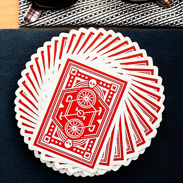 DKNG Red Wheel Playing Cards by Art of Play Online