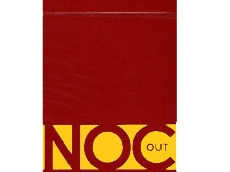 NOC OUT Red Gold USPCC Edition Deck For Sale