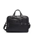 Tumi Alpha Leather Organiser Laptop Brief - Black on Sale