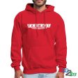 Farmall Men s Hoodie Grey & Red Hot on Sale