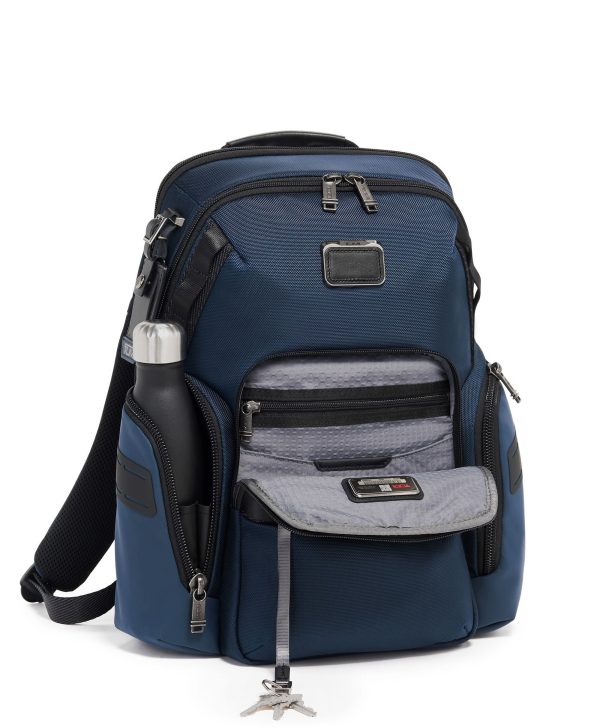 Tumi Alpha Bravo Navigation Backpack - Navy Online Sale