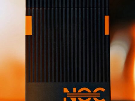 NOC3000X3 : Black Orange (Human) Playing Cards Supply