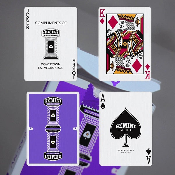 Gemini Casino PURPLE Deck Hot on Sale