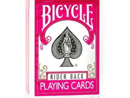 Bicycle Rider Back (FUCHSIA) Deck Online Hot Sale