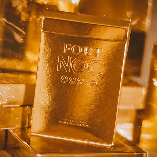 Fort NOC Playing Cards GOLD Edition Deck Fashion