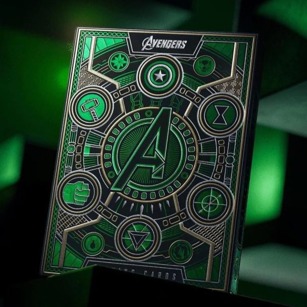 Avengers: Infinity Saga Playing Cards - Green Online now