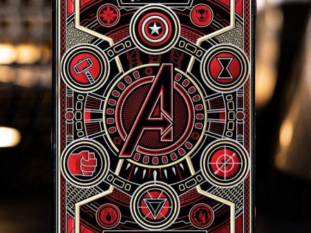 Avengers: Infinity Saga Playing Cards - Red Discount