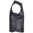 Womens Genuine Cowhide Leathers Motorcycle Vest For Sale