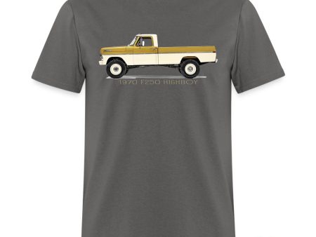 1970 Ford F250 Pinto Yellow Classic 4x4 Highboy Pickup Truck Fashion