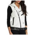 Women Motorcycle Fashion Leather Vest Cheap