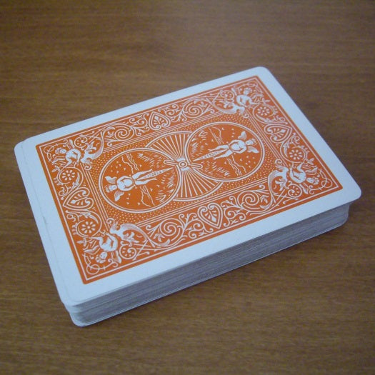 Bicycle Rider Back (ORANGE) Deck Hot on Sale