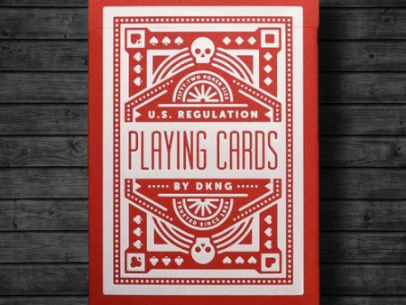 DKNG Red Wheel Playing Cards by Art of Play Online