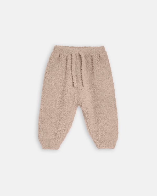 7AM Enfant Fuzzy Boxy Lounge Pant in Pecan Online now