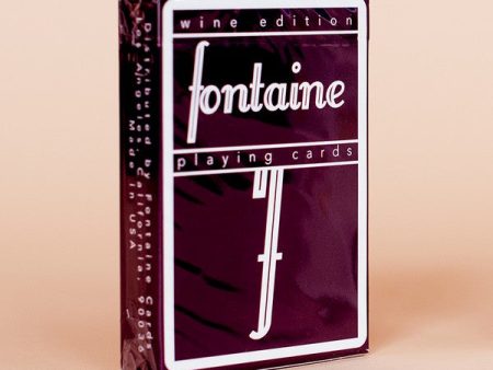 Fontaine Wine Edition Playing Cards For Cheap