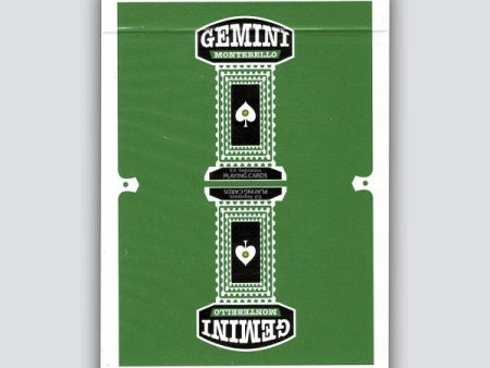 Gemini Casino EMERALD GREEN Deck Sale