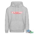 Farmall Men s Hoodie Grey & Red Hot on Sale