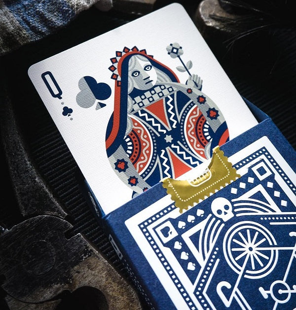 DKNG Blue Wheel Playing Cards by Art of Play on Sale