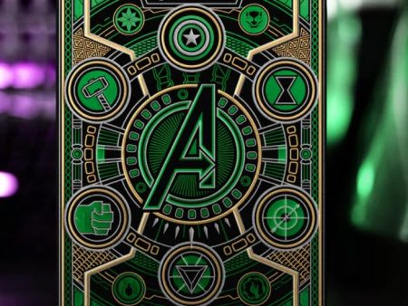 Avengers: Infinity Saga Playing Cards - Green Online now