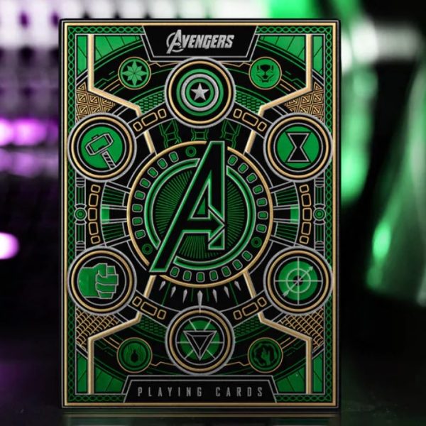 Avengers: Infinity Saga Playing Cards - Green Online now