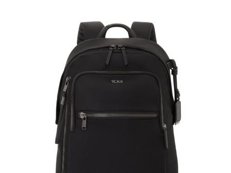 Tumi Voyageur Halsey Backpack- Black Gun Metal For Cheap