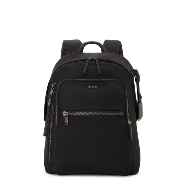 Tumi Voyageur Halsey Backpack- Black Gun Metal For Cheap