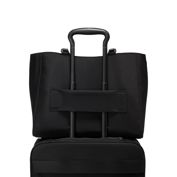 Tumi Voyageur Valetta Large Tote - Black Gun Metal Cheap